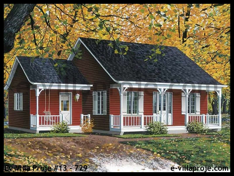 Model 13-729 — 86 m², 1 storey - 13-729