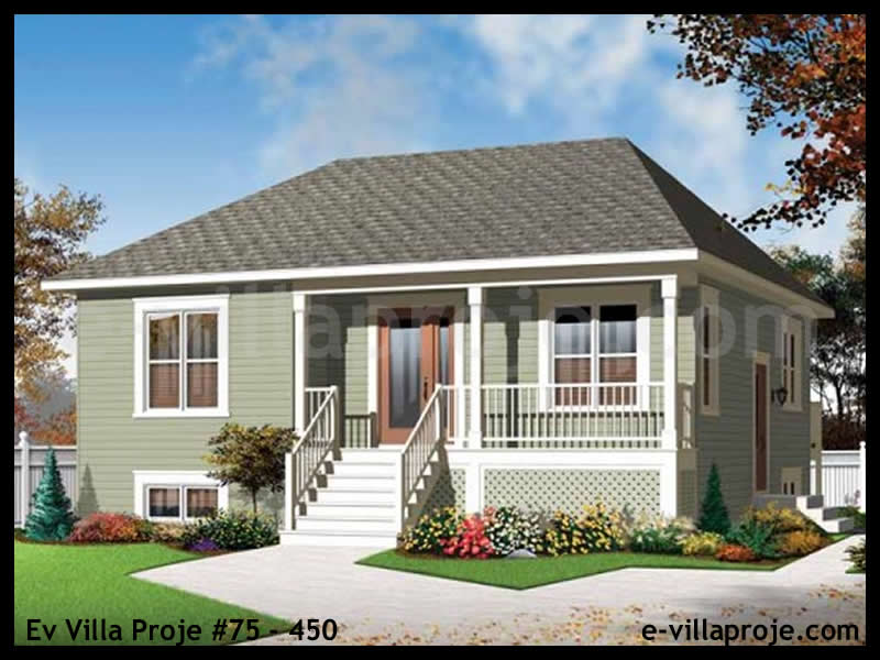 Model 75-450 — 88 m², 1 storey - 75-450
