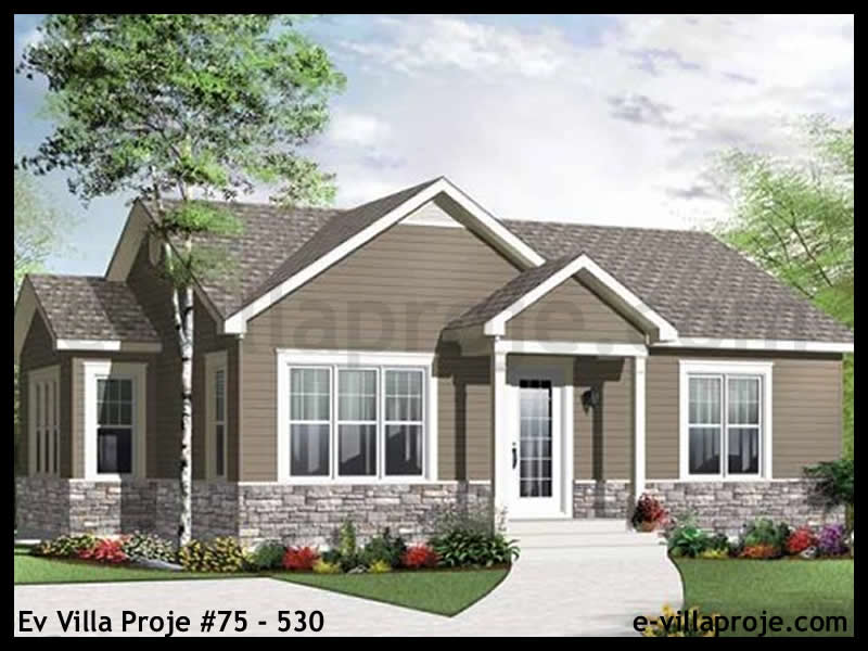 Model 75-530 — 89 m², 1 storey - 75-530