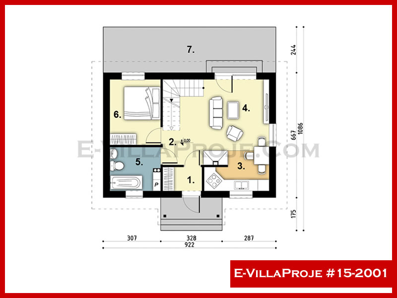 Model 15-2001 — 93 m², 2 storeys thumbnail 2