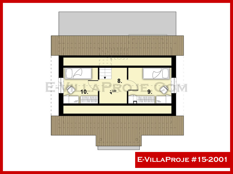 Model 15-2001 — 93 m², 2 storeys thumbnail 3