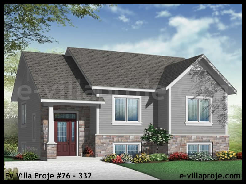 Model 76-332 — 94 m², 1 storey - 76-332