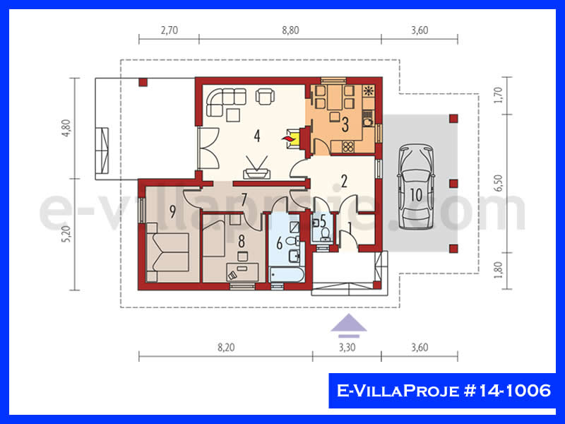 Model 14-1006 — 94 m², 1 storey thumbnail 2