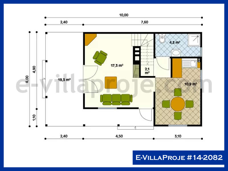 Model 14-2082 — 95 m², 2 storeys thumbnail 2