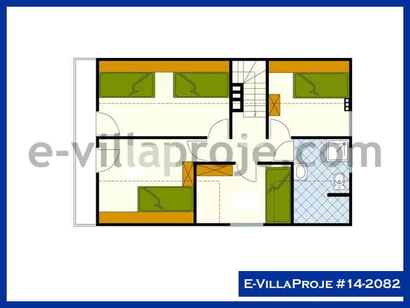 Model 14-2082 — 95 m², 2 storeys thumbnail 3