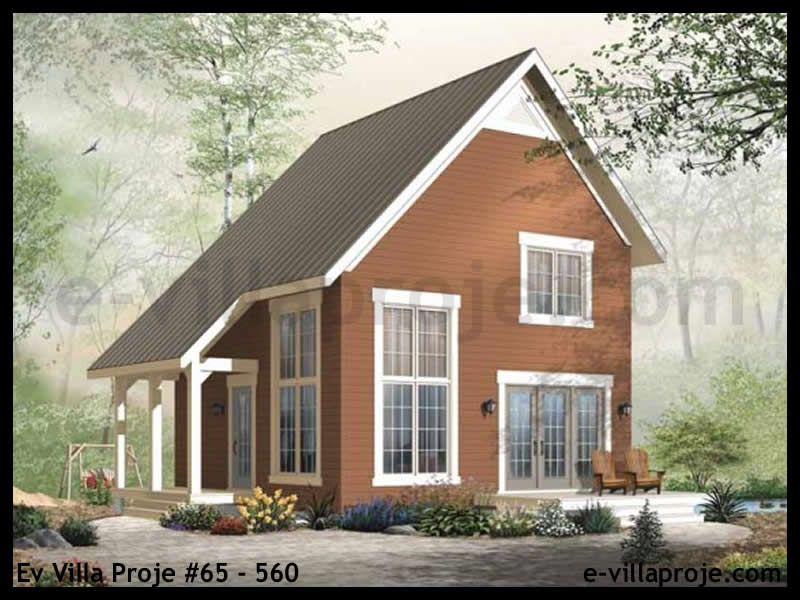 Model 65-560 — 95 m², 2 storeys - 65-560