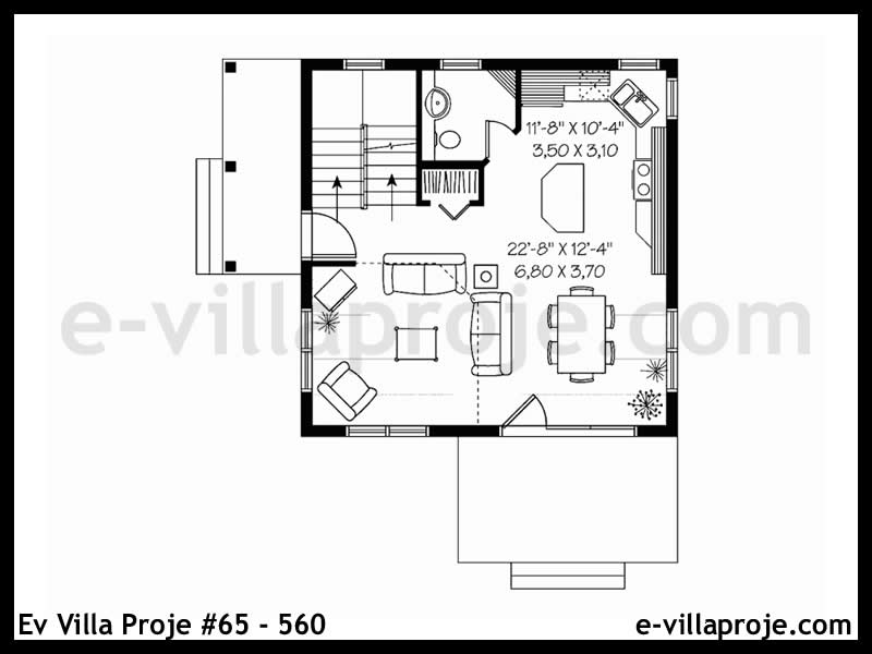 Model 65-560 — 95 m², 2 storeys thumbnail 2