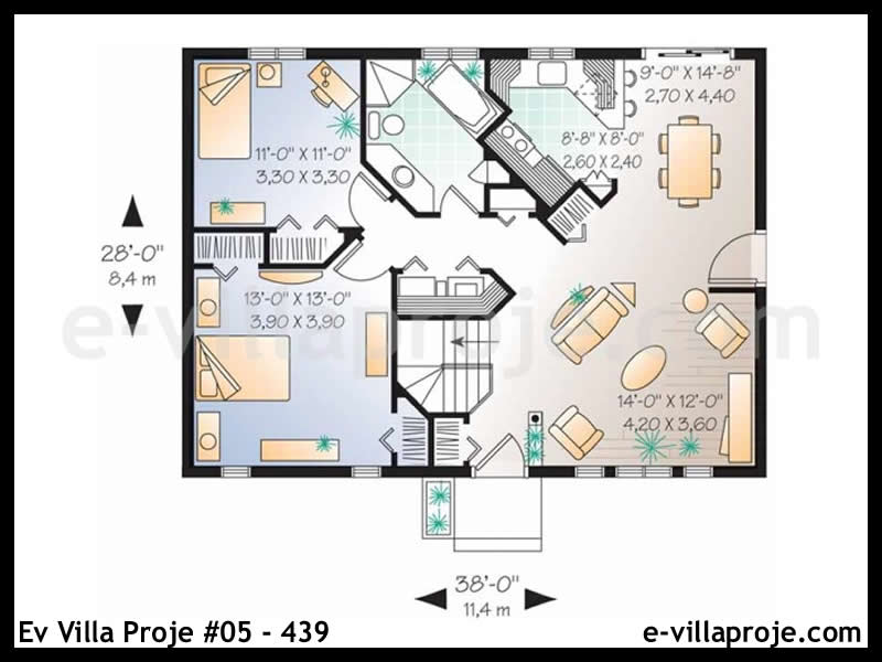 Model 05-439 — 96 m², 1 Kat thumbnail 2