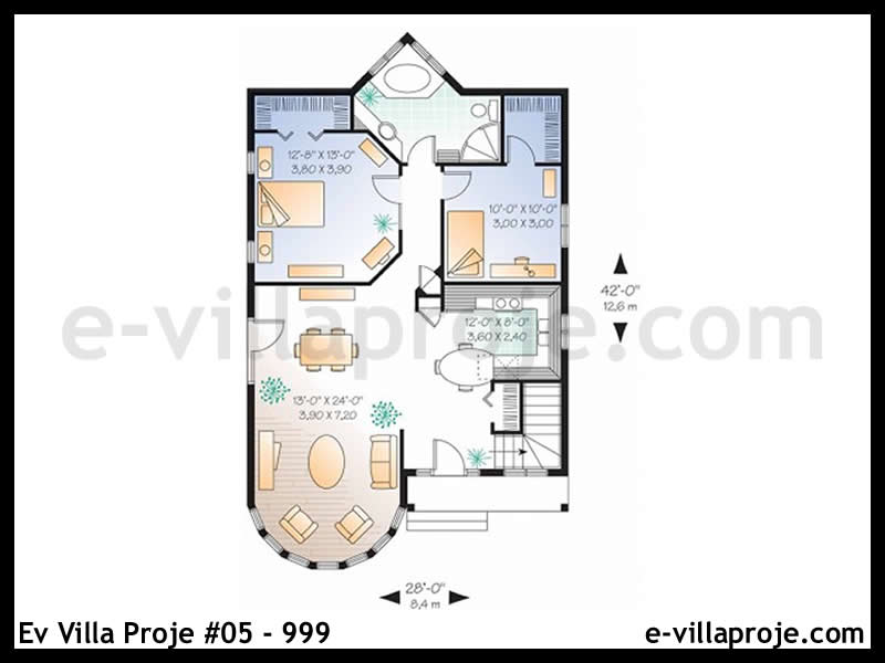 Model 05-999 — 96 m², 1 storey thumbnail 2
