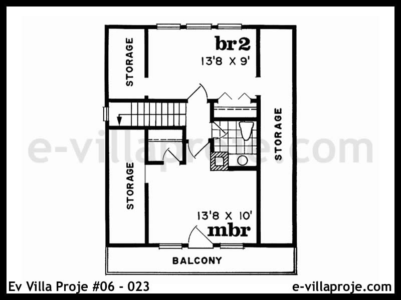 Model 06-023 — 97 m², 2 storeys thumbnail 3