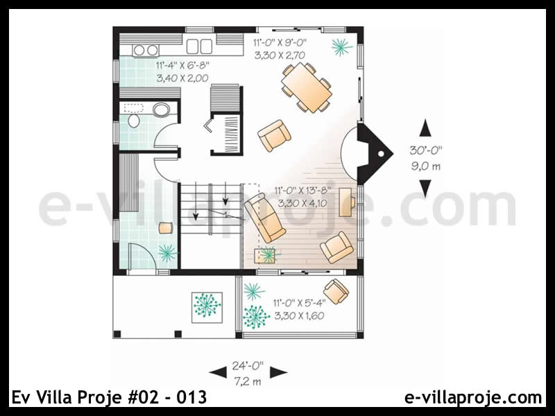 Model 02-013 — 97 m², 2 storeys thumbnail 2