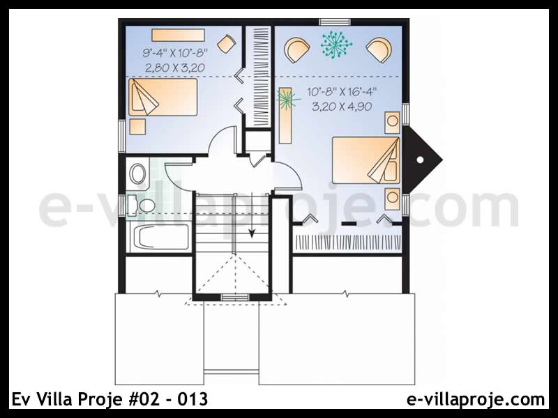 Model 02-013 — 97 m², 2 storeys thumbnail 3