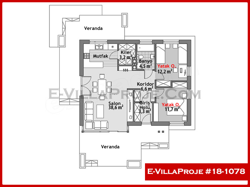 Model 18-1078 — 99 m², 1 storey thumbnail 2